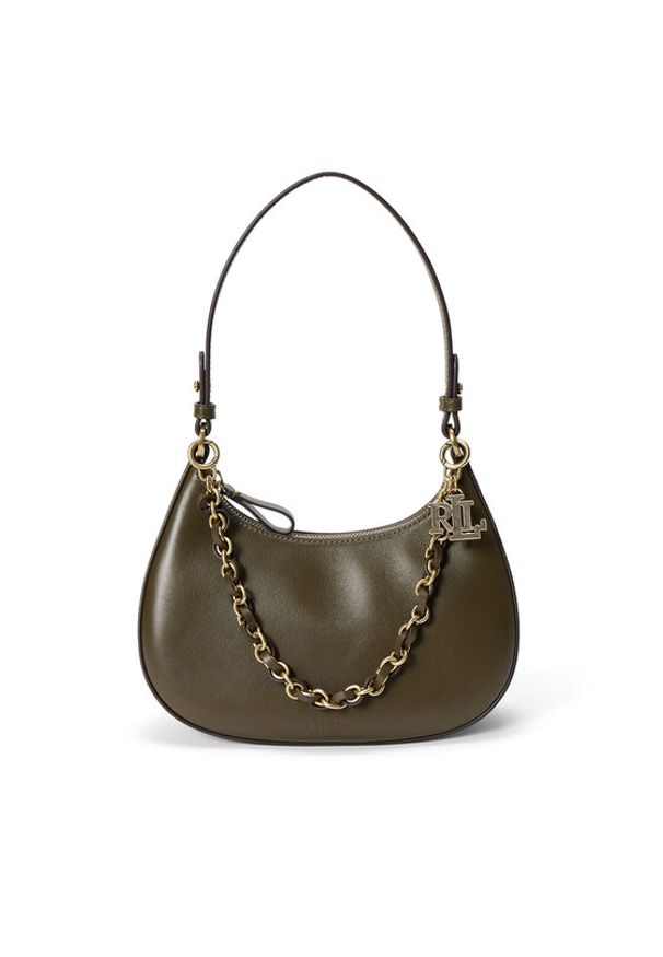 Lauren Ralph Lauren - LAUREN RALPH LAUREN Torebka 431P11747003 Zielony. Kolor: zielony. Materiał: skórzane