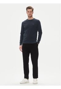 Aeronautica Militare Sweter 251MA1556L560 Granatowy Regular Fit. Kolor: niebieski. Materiał: bawełna #5