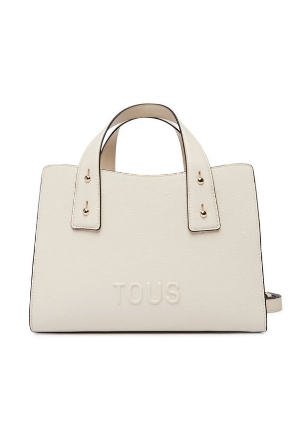 Tous - TOUS Torebka 2002373401 Beżowy. Kolor: beżowy. Materiał: skórzane