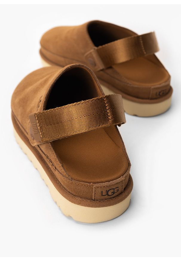 Ugg - UGG Goldenstar Clog Klapki damskie. Kolor: brązowy