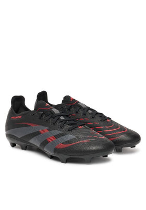 Adidas - adidas Buty do piłki nożnej Predator LeagueID1328 Czarny. Kolor: czarny. Materiał: skóra