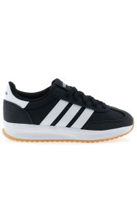 Adidas - Buty młodzieżowe adidas Run 70S 2.0 JI2265 - czarne. Kolor: czarny. Materiał: zamsz, guma. Szerokość cholewki: normalna. Model: Adidas Cloudfoam. Sport: bieganie