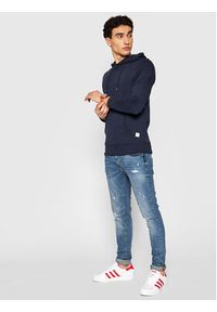 Jack & Jones - Jack&Jones Bluza Basic 12182537 Granatowy Regular Fit. Kolor: niebieski. Materiał: bawełna