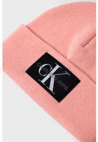 Calvin Klein Jeans - Czapka. Kolor: różowy #3