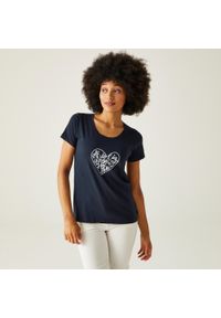 Regatta - Koszulka damska Filandra VIII. Kolor: niebieski. Sport: turystyka piesza #1