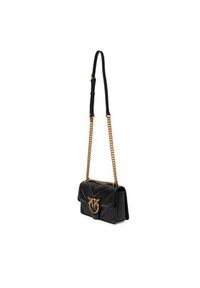 Pinko - PINKO Torebka Love One Mini Light Dc. Al 25-26 PLTT 104550 A2OS Czarny. Kolor: czarny. Materiał: skórzane #3