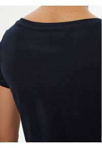 Tommy Jeans T-Shirt DW0DW20458 Granatowy Slim Fit. Kolor: niebieski. Materiał: bawełna #2