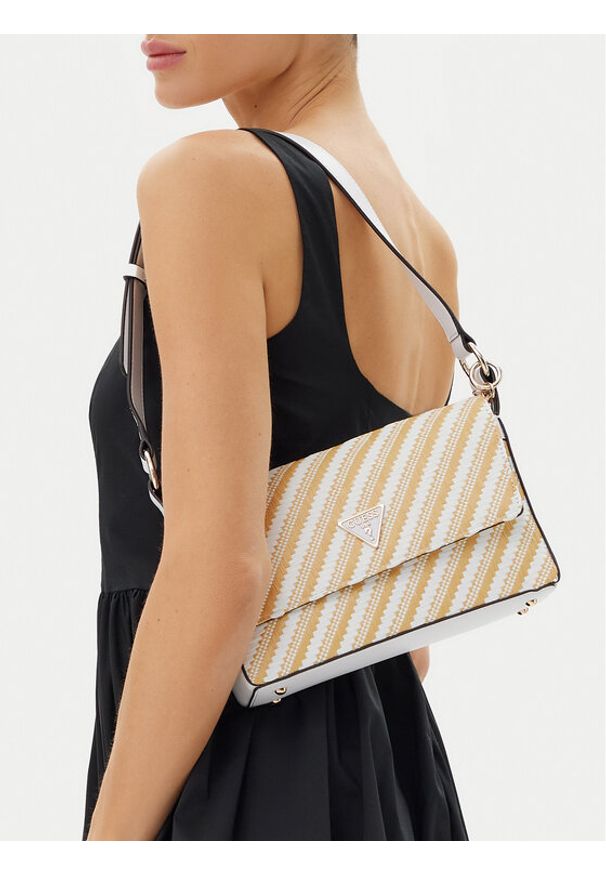 Guess Torebka HWWG92 10190 Biały. Kolor: biały. Materiał: skórzane