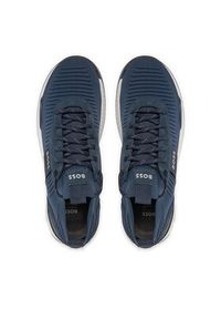 BOSS - Boss Sneakersy Titanium Runn 50498245 Niebieski. Kolor: niebieski