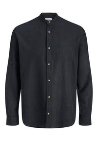 Jack & Jones Koszula Summer 12289184 Czarny Regular Fit. Kolor: czarny. Materiał: bawełna, len #5