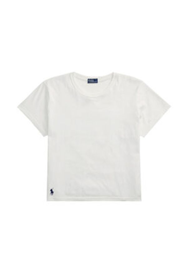 Polo Ralph Lauren T-Shirt 211967102001 Biały Classic Fit. Typ kołnierza: polo. Kolor: biały. Materiał: bawełna