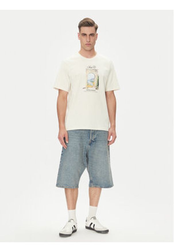 Jack & Jones - Jack&Jones Szorty jeansowe Iron 12272552 Niebieski Baggy Fit. Kolor: niebieski. Materiał: bawełna