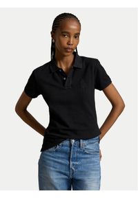 Polo Ralph Lauren Polo 211A12742001 Czarny Classic Fit. Typ kołnierza: polo. Kolor: czarny. Materiał: bawełna #1