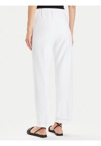 Weekend Max Mara Spodnie materiałowe Ballata 2416781108 Biały Regular Fit. Kolor: biały. Materiał: bawełna #3