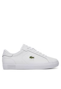 Lacoste Sneakersy Powercourt 7-49SMA0081 Biały. Kolor: biały. Materiał: skóra