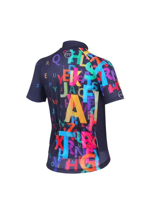 MADANI - Koszulka rowerowa męska madani. Kolor: czerwony, wielokolorowy. Sport: kolarstwo