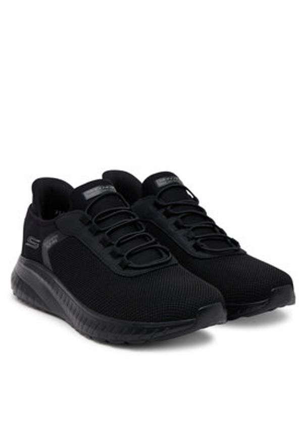 skechers - Skechers Sneakersy Bobs Squad Chaos-Tough Walk 118303/BBK Czarny. Kolor: czarny. Materiał: materiał