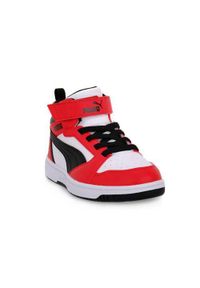 Buty do chodzenia dla dzieci Puma 03 Rebound V6 Mid. Wysokość cholewki: za kostkę. Zapięcie: rzepy. Kolor: wielokolorowy. Materiał: materiał, syntetyk. Szerokość cholewki: normalna. Sport: turystyka piesza