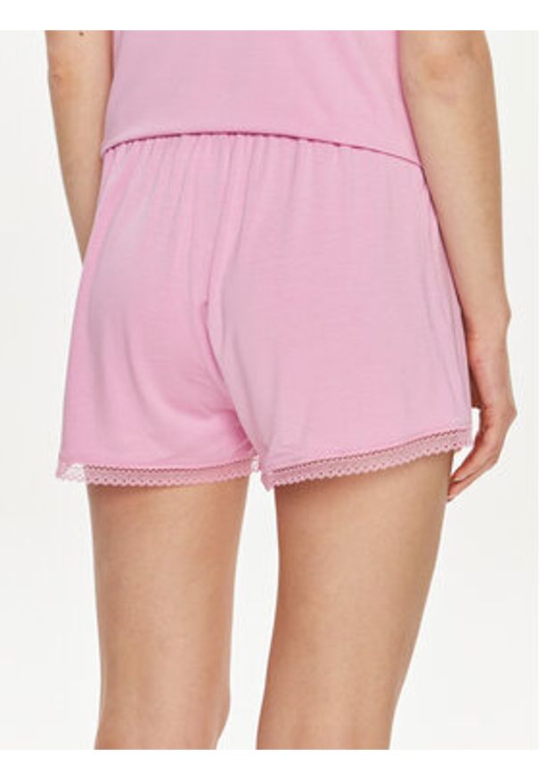 TOMMY HILFIGER - Tommy Hilfiger Szorty piżamowe UW0UW05289 Różowy Regular Fit. Kolor: różowy