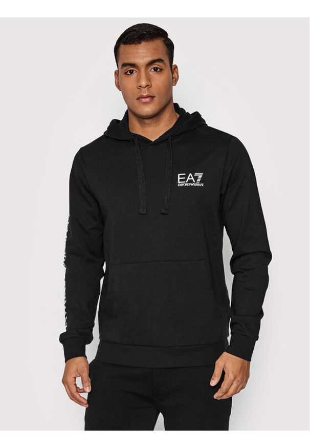EA7 Emporio Armani Bluza 7M000569 AF13512 MC001 Czarny Regular Fit. Kolor: czarny. Materiał: bawełna
