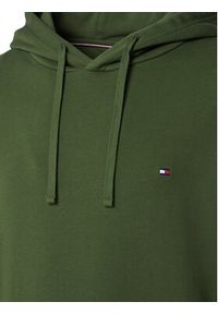 TOMMY HILFIGER - Tommy Hilfiger Bluza Essential MW0MW37235 Zielony Regular Fit. Kolor: zielony. Materiał: bawełna #6
