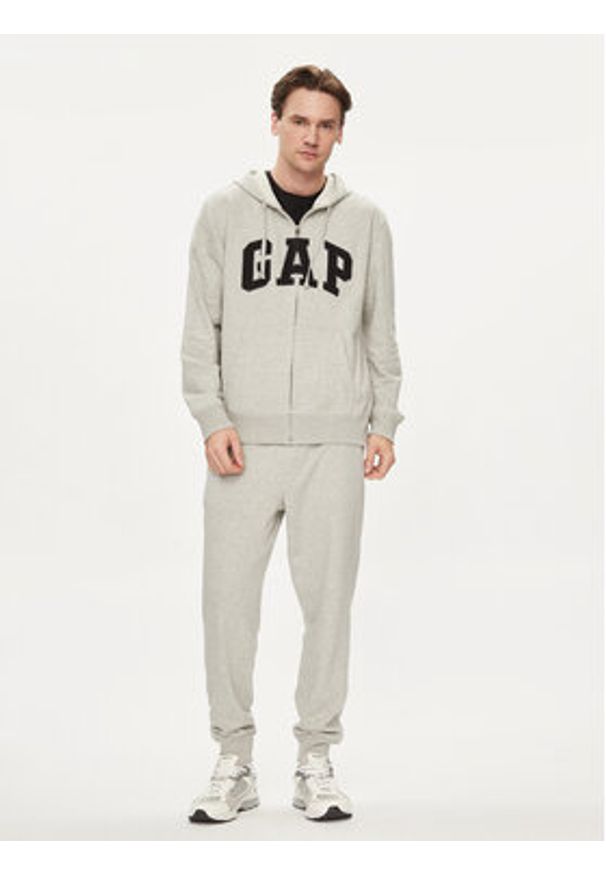 GAP - Gap Bluza 868454-02 Szary Regular Fit. Kolor: szary. Materiał: bawełna