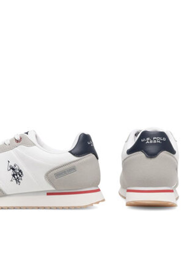 U.S. Polo Assn. Sneakersy ALTENA001A Biały. Kolor: biały. Materiał: materiał