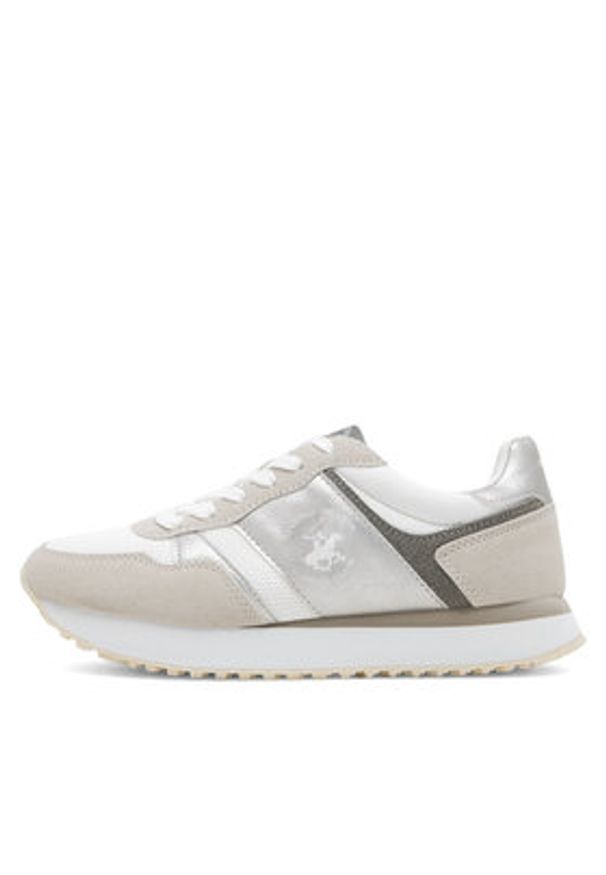 Beverly Hills Polo Club Sneakersy W-SS24-3C022 Beżowy. Kolor: beżowy. Materiał: materiał