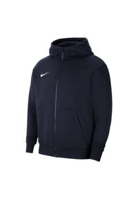Nike - Bluza Dziecięca Park 20 Fleece Full Zip Hoodie. Kolor: niebieski