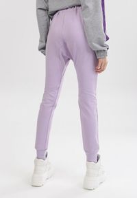 Born2be - Jasnofioletowe Spodnie Dresowe Peilophi. Kolor: fioletowy. Materiał: dresówka. Długość: długie #5