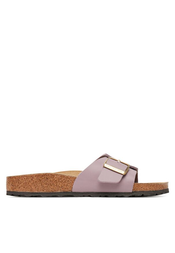 Birkenstock Klapki Catalina 1030250 Fioletowy. Kolor: fioletowy. Materiał: skóra