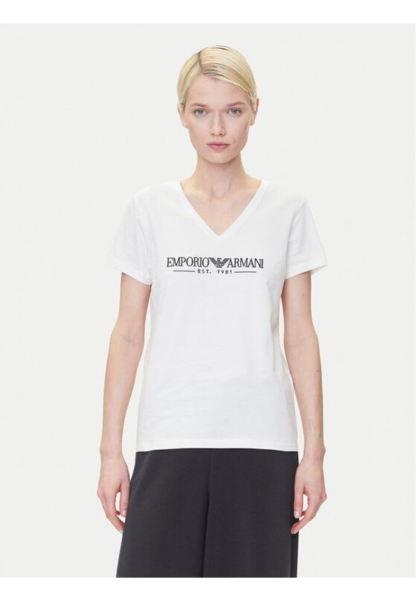 Emporio Armani Underwear T-Shirt EW000409 AF10881 U1131 Biały Regular Fit. Kolor: biały. Materiał: bawełna