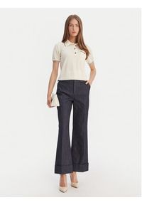 Luisa Spagnoli Polo Miconia 100295 Écru Regular Fit. Typ kołnierza: polo. Materiał: wełna #2