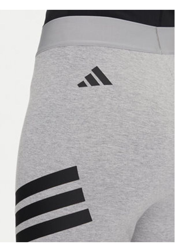 Adidas - adidas Kolarki Future Icons 3-Stripes JE0165 Szary Slim Fit. Kolor: szary. Materiał: bawełna