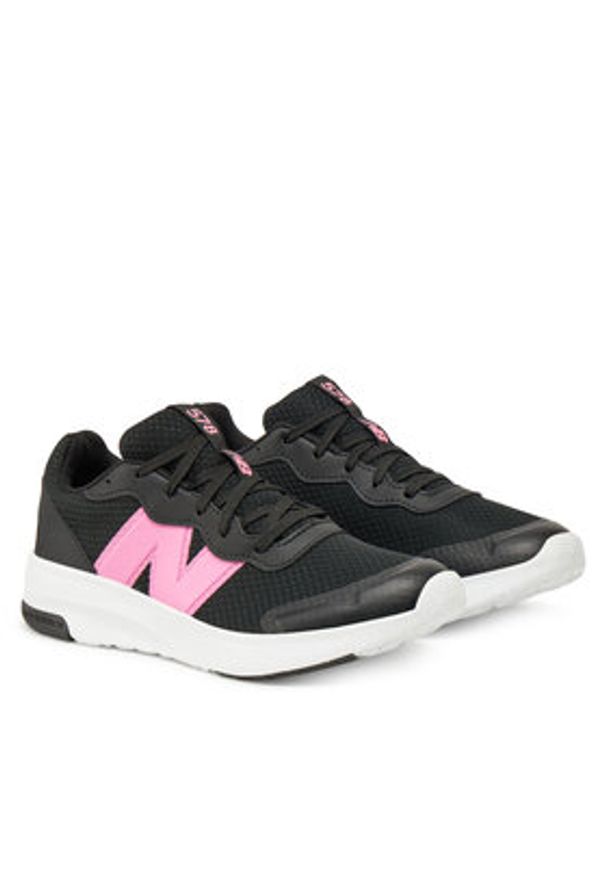 New Balance Buty do biegania 578's GK578BP Czarny. Kolor: czarny. Materiał: skóra