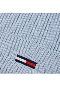 Tommy Jeans Czapka Tjw Elongated Flag Beanie AW0AW16102 Niebieski. Kolor: niebieski. Materiał: materiał