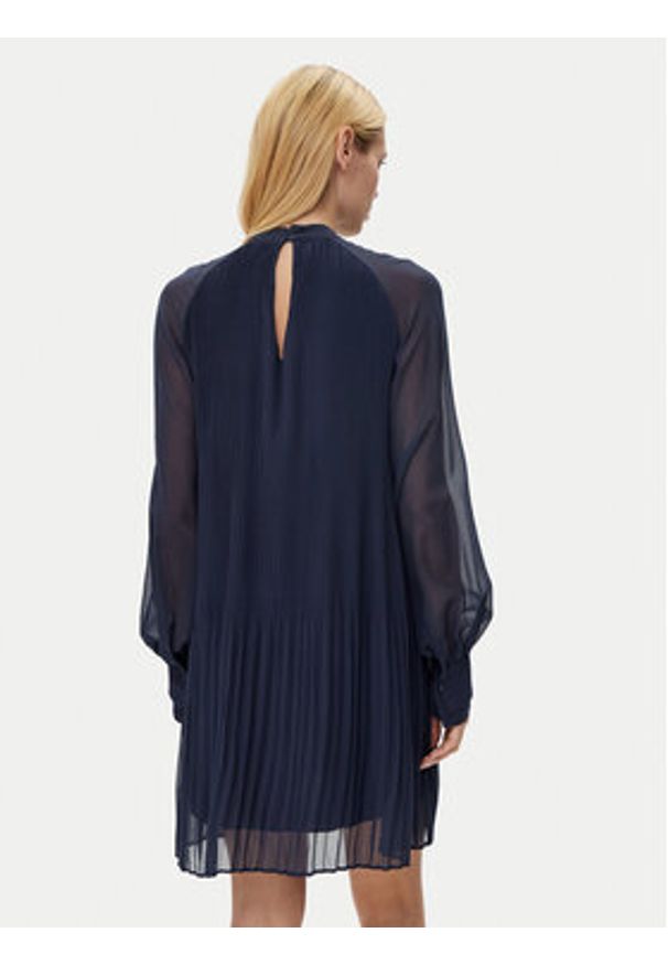 BOSS Sukienka koktajlowa Dolumi 50531542 Granatowy Regular Fit. Kolor: niebieski. Materiał: syntetyk. Styl: wizytowy