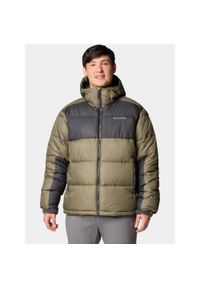 columbia - Płaszcz Zimowy Męski Columbia Pike Lake II. Kolor: wielokolorowy, szary, zielony. Technologia: Omni-Heat (Columbia). Sezon: zima. Sport: turystyka piesza #1