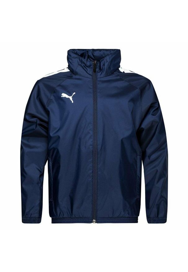 Kurtka dziecięca Puma Team Liga All Weather. Kolor: wielokolorowy, niebieski, czarny