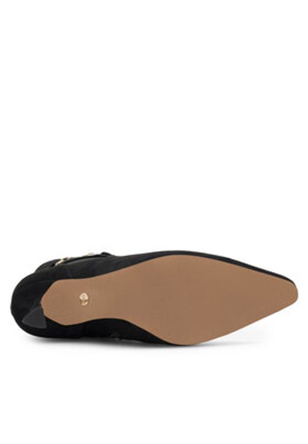 Nine West Botki LUBENA ZL23003CC Czarny. Kolor: czarny. Materiał: syntetyk