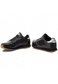 skechers - Skechers Sneakersy Old School Cool 699/BLK Czarny. Kolor: czarny. Materiał: skóra #7