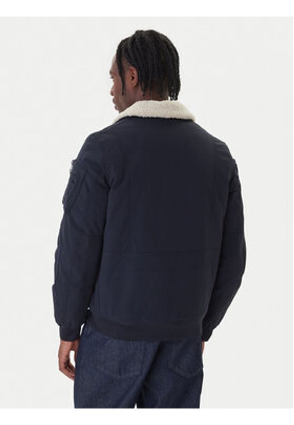 Aeronautica Militare Kurtka bomber 252AB3024UCT03151 Granatowy Regular Fit. Kolor: niebieski. Materiał: syntetyk