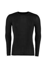 GAMEGEAR - ® Męska Ocieplana Podstawa Z Długim Rękawem Warmtex® / Męska Odzież Sportowa. Kolor: czarny. Długość rękawa: długi rękaw. Długość: długie