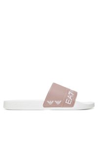 Klapki EA7 Emporio Armani. Kolor: beżowy