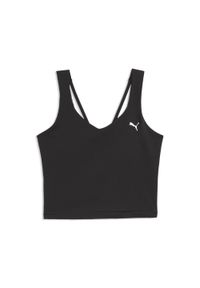 Puma - Damska koszulka na ramiączkach PUMA STRONG o wąskim kroju PUMA. Kolor: czarny. Długość rękawa: na ramiączkach. Sport: bieganie, fitness #1