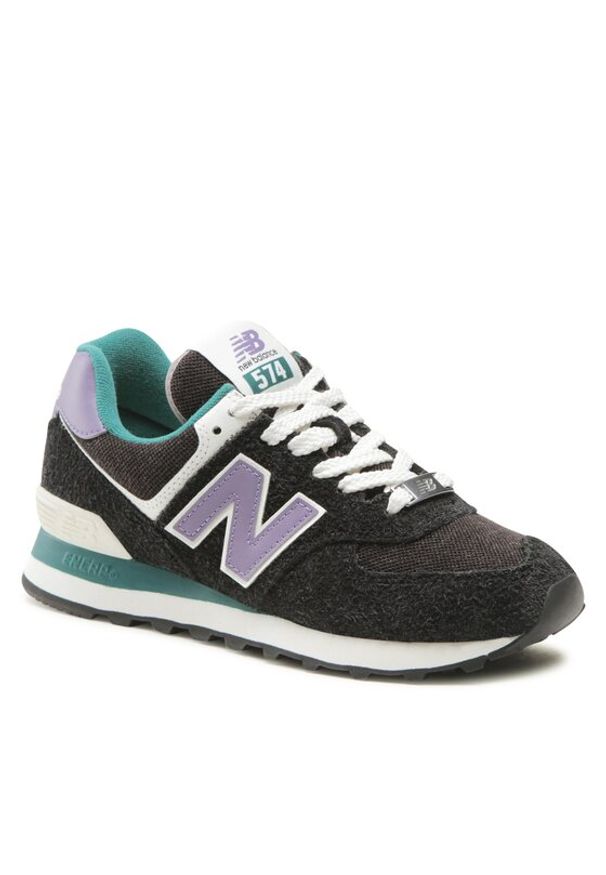 New Balance Sneakersy U574LV2 Czarny. Kolor: czarny. Materiał: skóra, zamsz. Model: New Balance 574