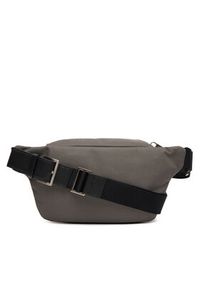 Calvin Klein Saszetka nerka Contrast Belt Bag LV04D3073G Szary. Kolor: szary. Materiał: materiał #4