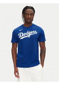 Nike T-Shirt N199-4EW-LD-0U5 Niebieski Regular Fit. Kolor: niebieski. Materiał: bawełna