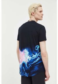 Hollister Co. t-shirt bawełniany kolor czarny wzorzysty. Kolor: czarny. Materiał: bawełna. Wzór: nadruk #2