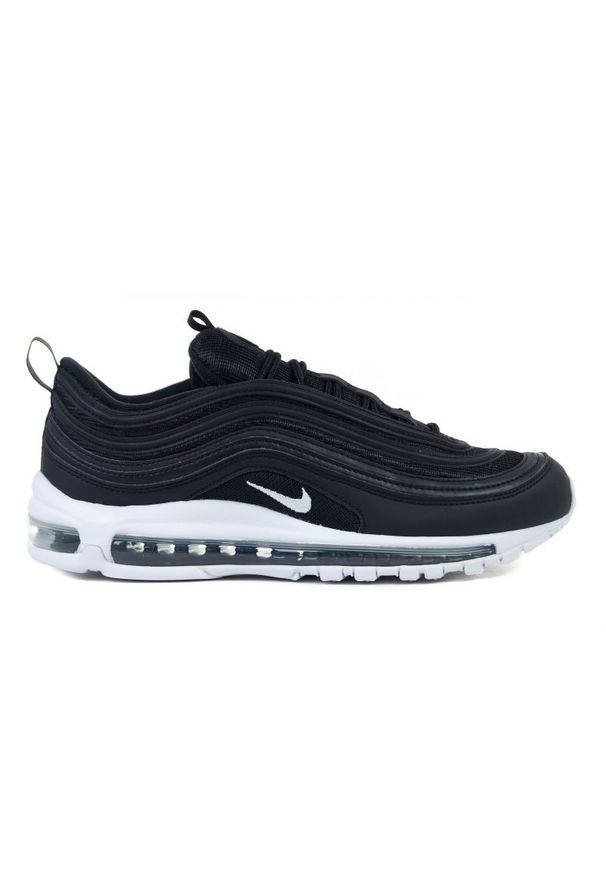Buty Nike Air Max 97 921826 001 czarne. Okazja: na co dzień. Zapięcie: sznurówki. Kolor: czarny. Materiał: dzianina, materiał, skóra, guma. Szerokość cholewki: normalna. Model: Nike Air Max